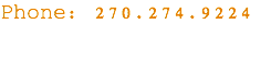 Phone: 270.274.9224